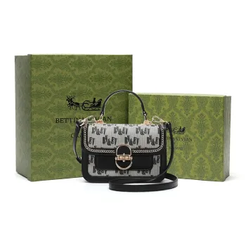 BETTINA VIVIAN PU Handbag Crossbody Bag Regular Women's Black