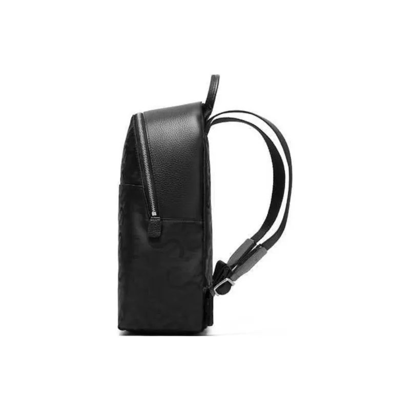 Ecco Cow Leather Backpack Medium Size Unisex Black-2