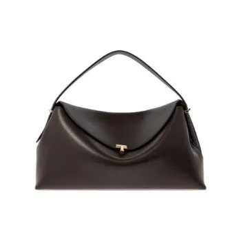 TOTEME Cow Leather One Shoulder Handbag Regular Women's Brown