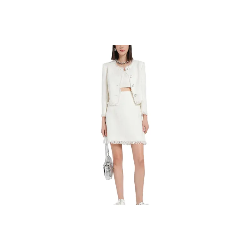 BESIONIA SS24 Jackets Coats Women's Ecru-1