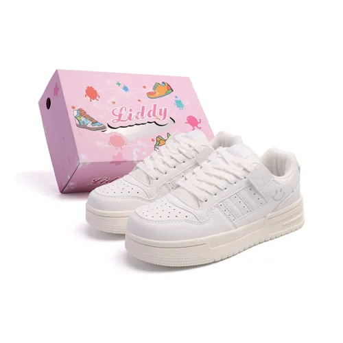 Liddy Skateboard Shoes Unisex Low-Top White