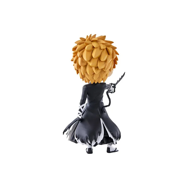 BANPRESTO Qposket Bleach BLEACH Ichigo Kurosaki Chibi Figures Black/Yellow-3