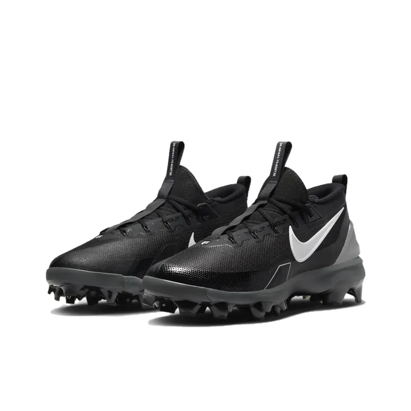 Nike Force Trout 9 Elite Mcs Black White Anthracite Metallic Silver-2