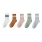 White, Orange, Light Pink, Light Green, Light Blue