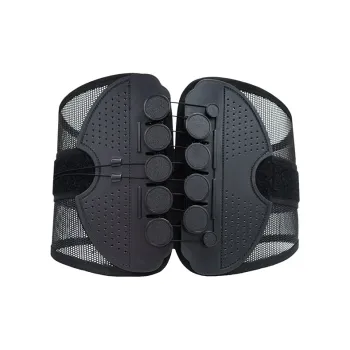 Puffiness Back Support Braces Running And Cycling Protective Black Unisex