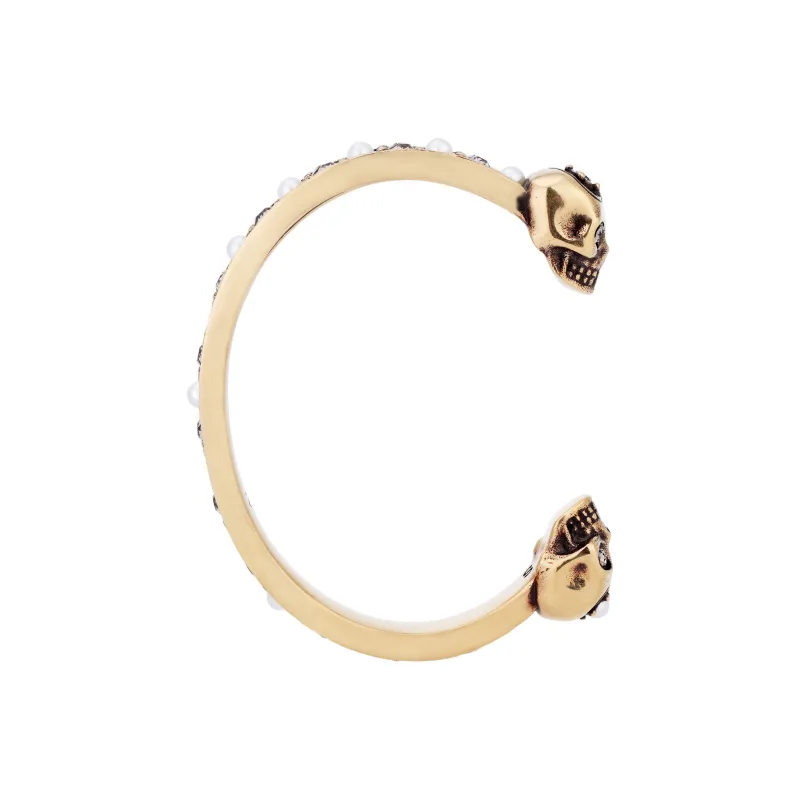 Alexander McQueen Skull Cuff Bracelet-2
