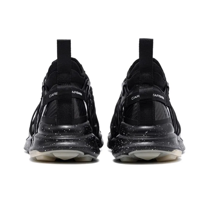 CARBONSTAR SHELL Armor Series Cushioning Coverage Support Low Top Sprint Running Shoes Unisex Black-2