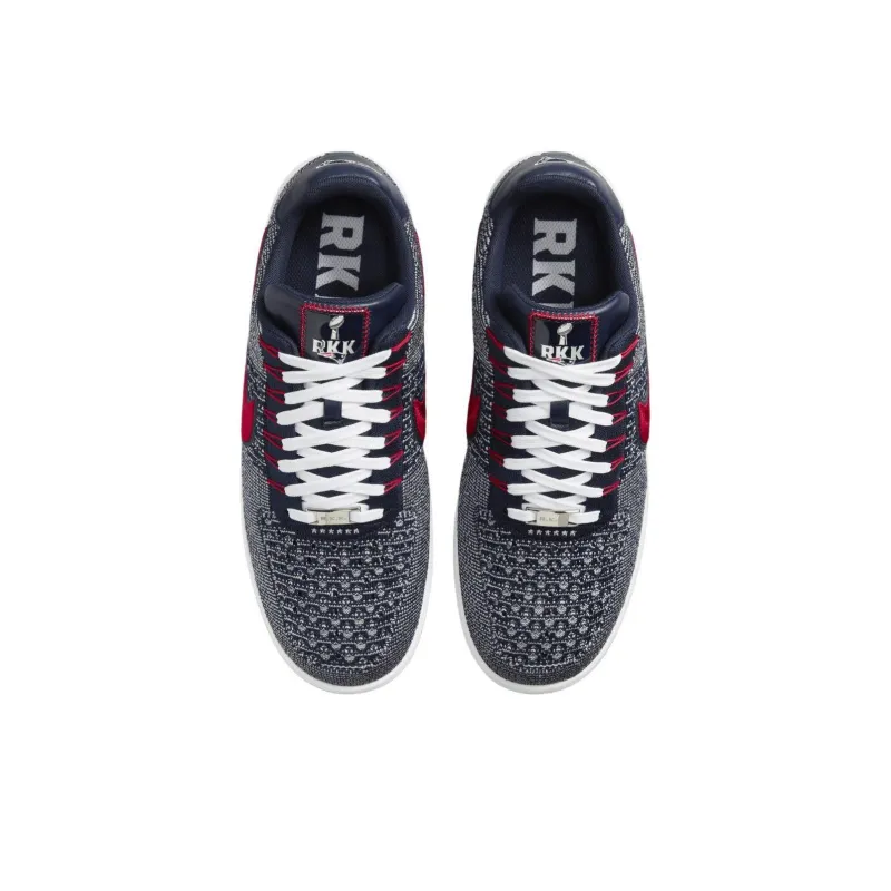 Nike Air Force 1 Ultra Flyknit Low Patriots Robert Kraft Wolf Grey-3