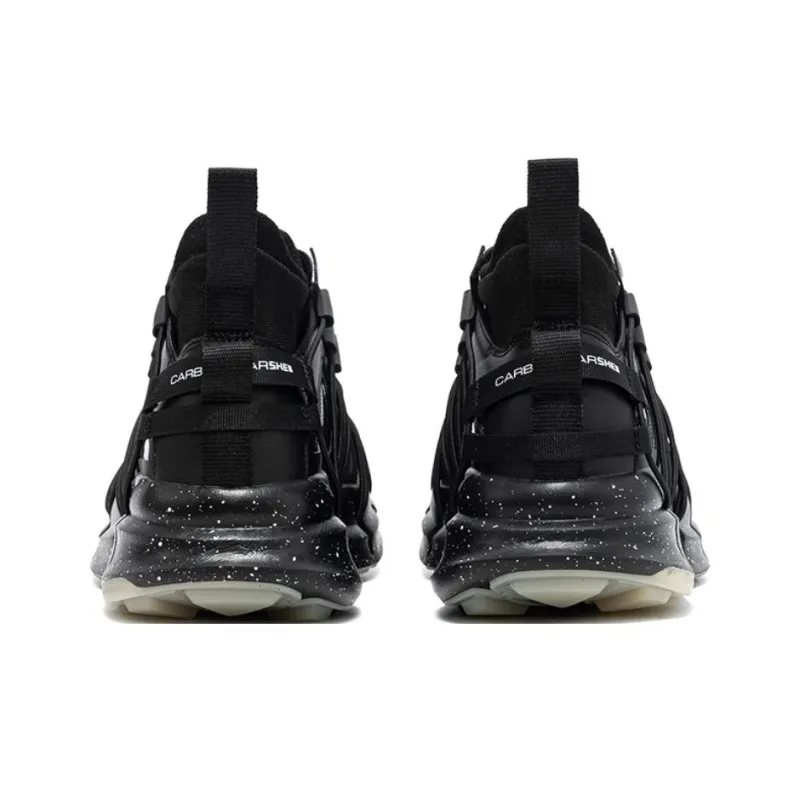 CARBONSTAR SHELL Armor Series Cushioning Anti Slip And Wear Resistant Low Top Sprint Running Shoes Unisex Black-2