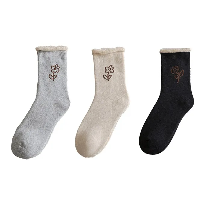 YUZHAOLIN Mid Calf Socks Women's Combo Set-7