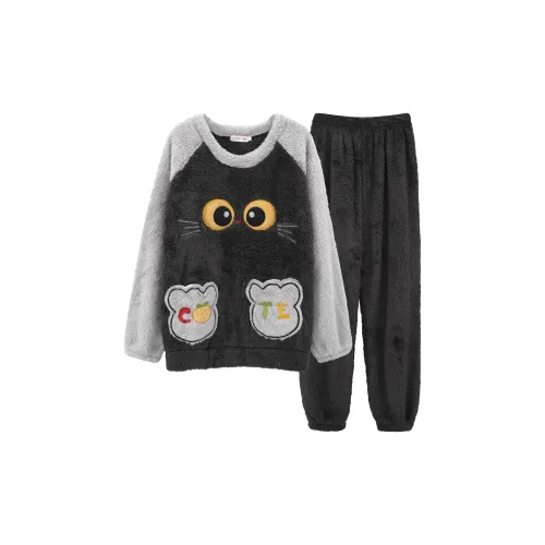 Ta Yan Pajama Set Women's Black