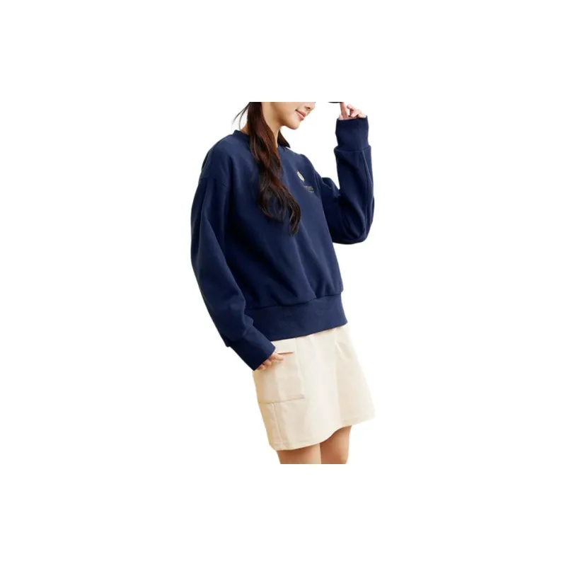 361° x XIAOLIUYA,LIANMINGKUAN Sweatshirt Women's Serene Dark Blue-3