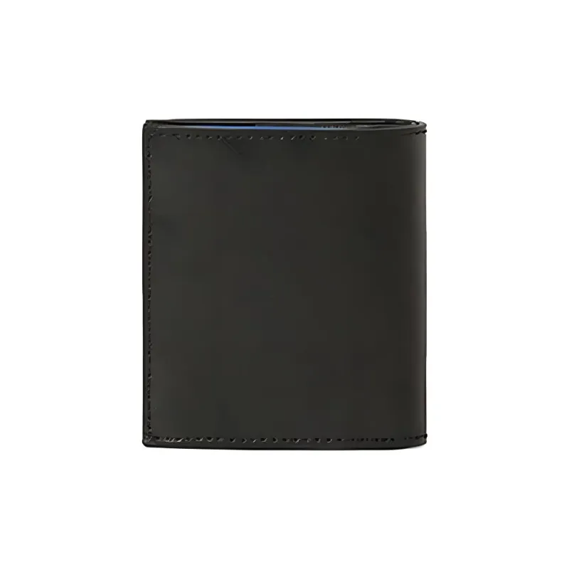 KENZO Cow Leather 50% Off Money Clip Card Holder Wallet Regular Men's Black-1