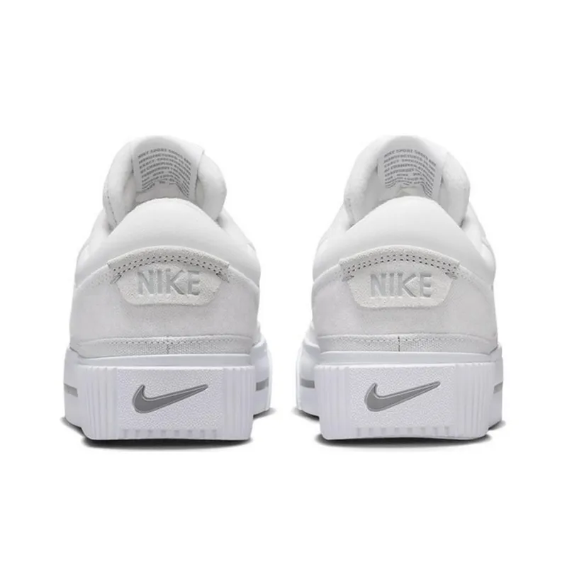 Nike Court Legacy Lift Summit White White Phantom Light Smoke Grey Women's-3