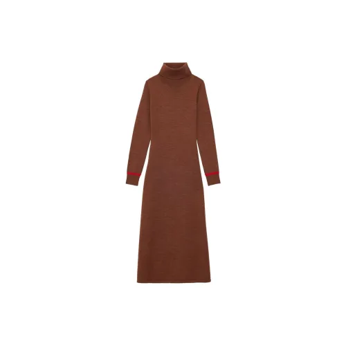 INES DE LA FRESSANGE Long-Sleeved Dresses Women's Brown