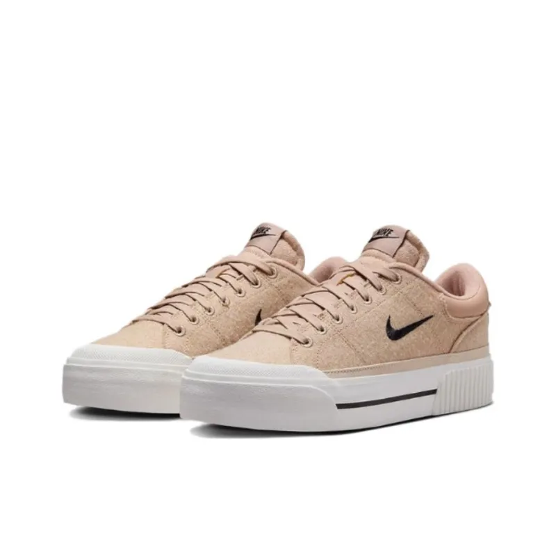 Nike Court Legacy Lift Hemp Sail Sanddrift Black Women's-2