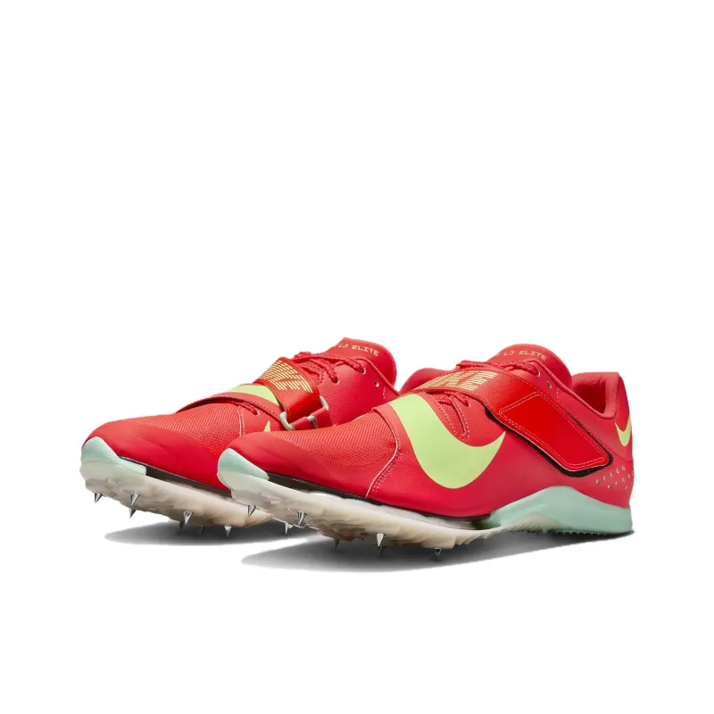 Nike Long Jump Elite Bright Crimson Lime Blast Mint Foam Washed Coral-2