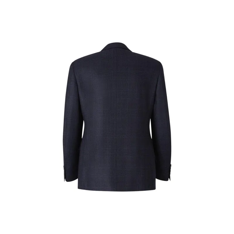 Canali Checked Wool Blazer-1
