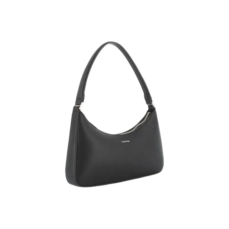 CALVIN KLEIN Recycled Polyester Handbag Shoulder Bag Small Size Women's Black-2
