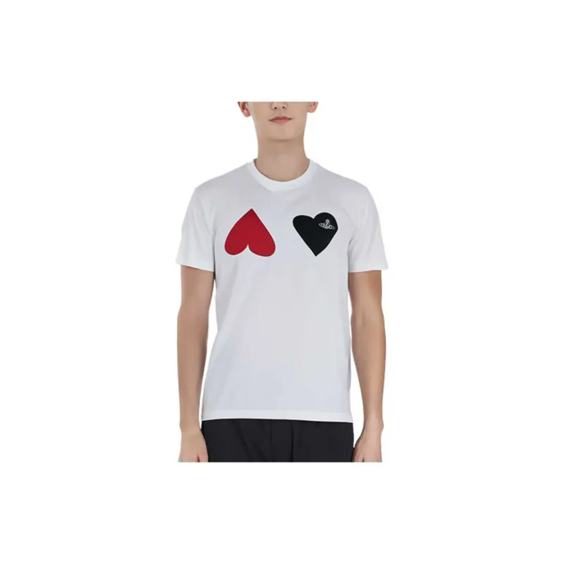 Vivienne Westwood Heart print Cotton T shirt-2