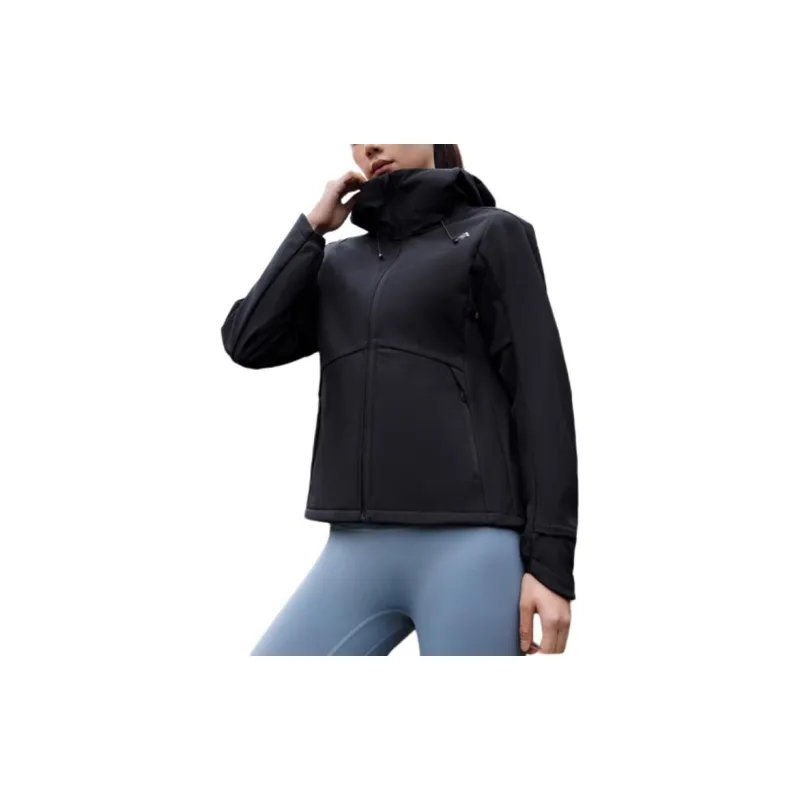 361° Running Collection Trench Coat Women's Super Black-2