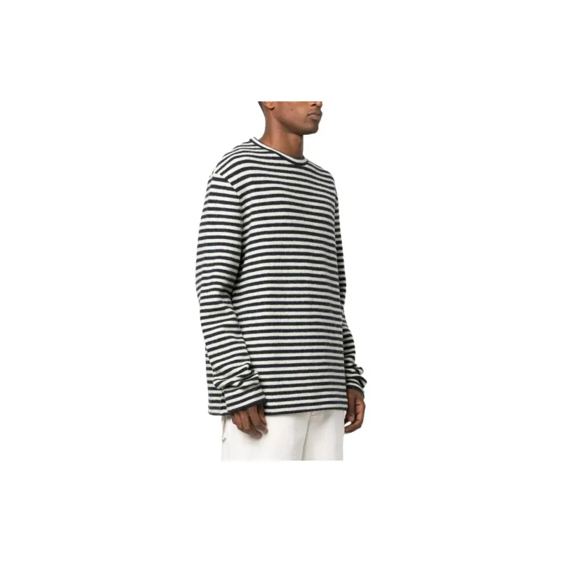 JIL SANDER Striped Long Sleeved T Shirt-3