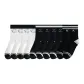 4 White Khaki Plain+4 Black Smiley Face+2 Black Double Stripe A
