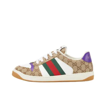 GUCCI Screener Sneaker 'Beige Purple'