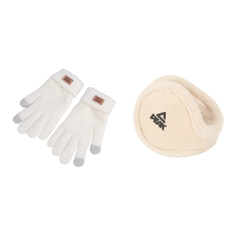 PEAK Acrylic Knit Gloves Unisex Multiple Colors-0