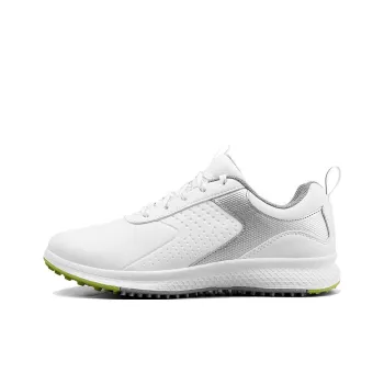 Birdie Cushioning Support Impact Resistant Low Top Golf Shoes Men's White Green