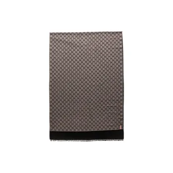 GUCCI Knit Scarves Unisex Black