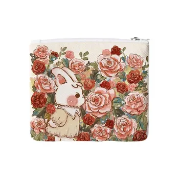 AOSONG Twill Tech Fabric Wallet Regular Women's White/Pink/Red