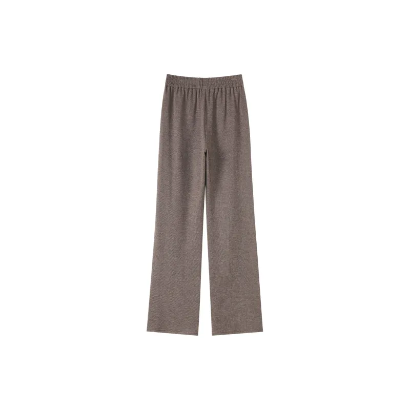 0571 Family Casual Pants Women's Coffee-1