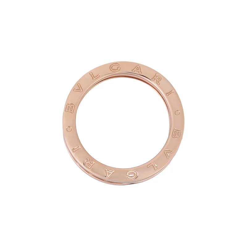 BVLGARI B.ZERO1 Rings Ceramic, Rose Gold Rings Unisex-1