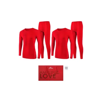Lanza Thermal Set Men's 2 Sets Red