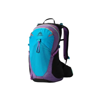 GREGORY Nylon Outdoor Hiking Bag Backpacks Women's Purple & Blue
