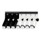 3 Pack Black Rose+4 Line White Rose
