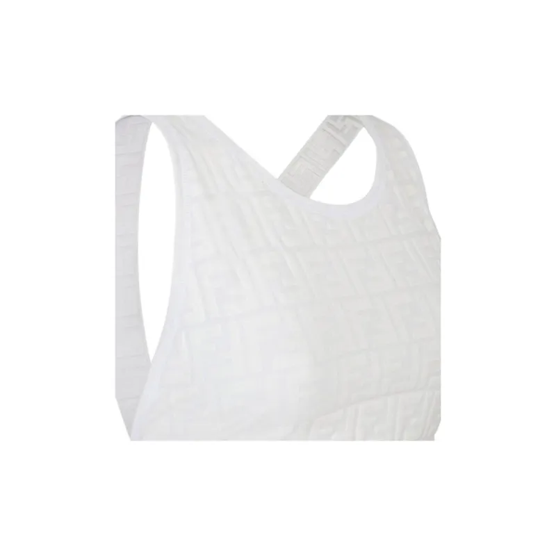 FENDI Tank Tops Women's White-5