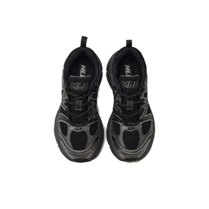MLB Chunky Runner Ace Runner Slip Resistant Low Top Running Shoes Unisex Black-3