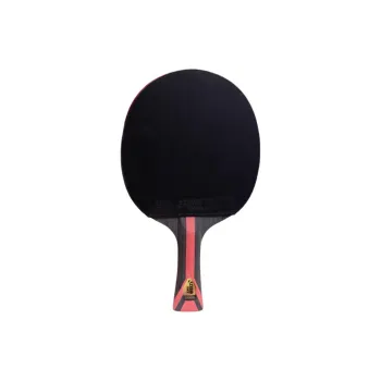 DHS Ping Pong Paddles Unisex All Wood With Carbon Fiber Black
