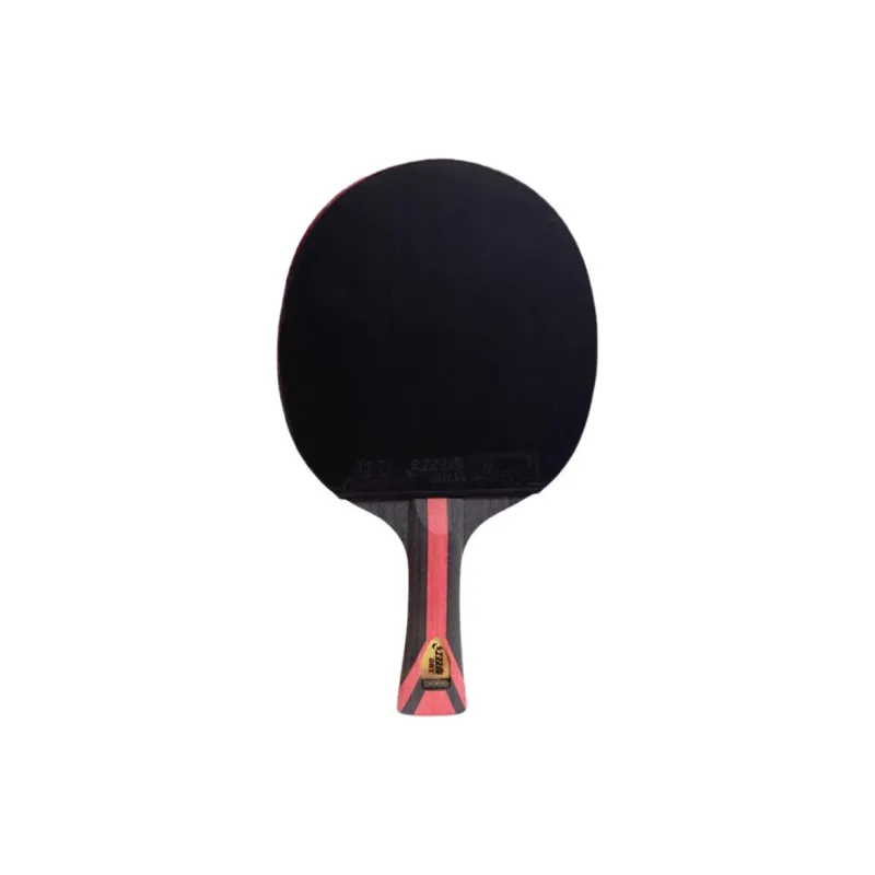DHS Ping Pong Paddles Unisex All Wood With Carbon Fiber Black-0