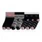2 Pink Black Multicolor+2 Full Pinstripe+3 Letter Fog