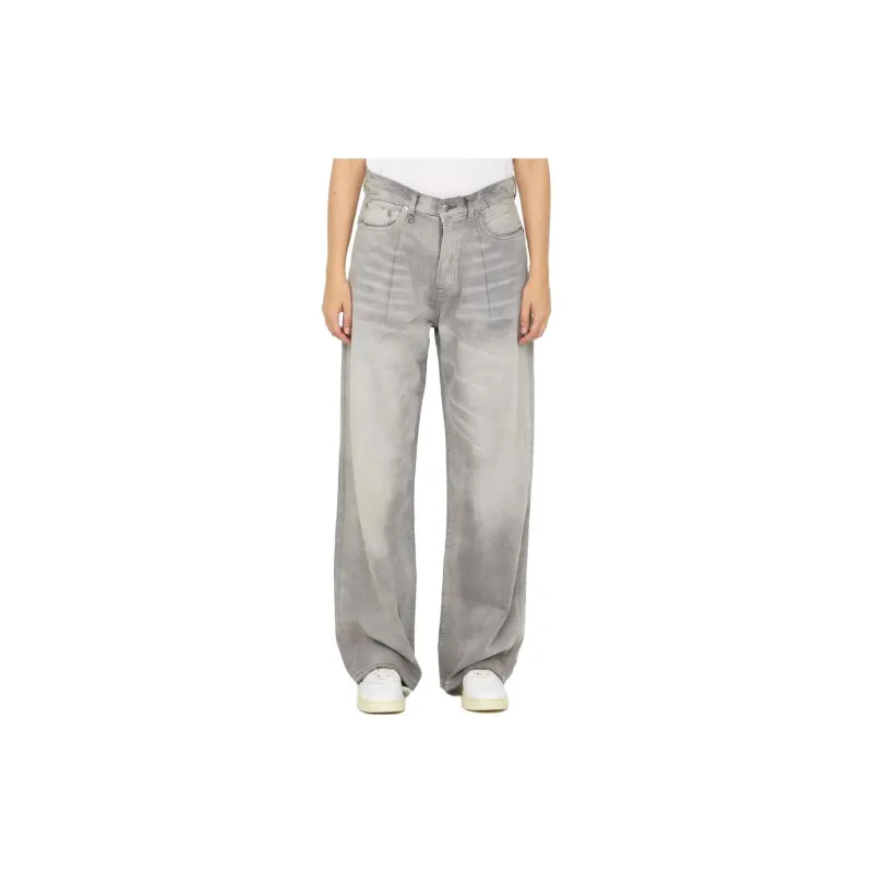 R13 Faded-effect High-waist Jeans-1
