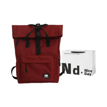 SWIMADE Oxford Backpack Regular Unisex Green/Red/Black/Gray