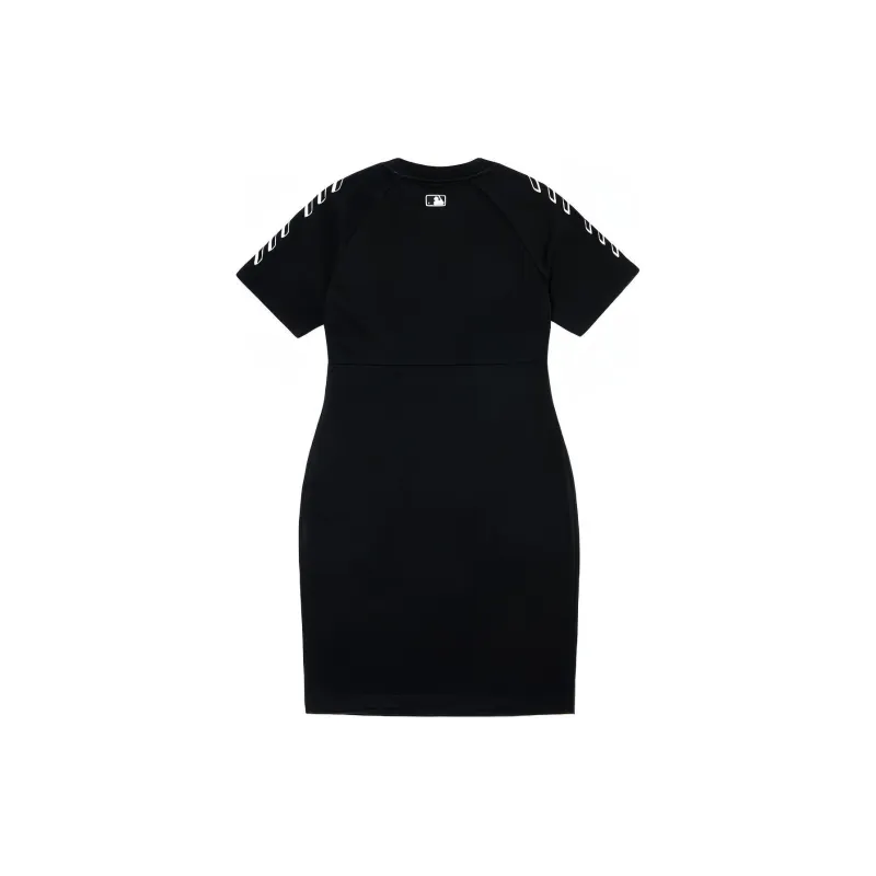 MLB Short Sleeved Dress Women's Black-1