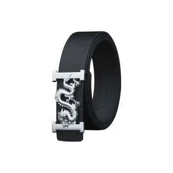 JKEM Alloy Leather Belts Unisex 3.5