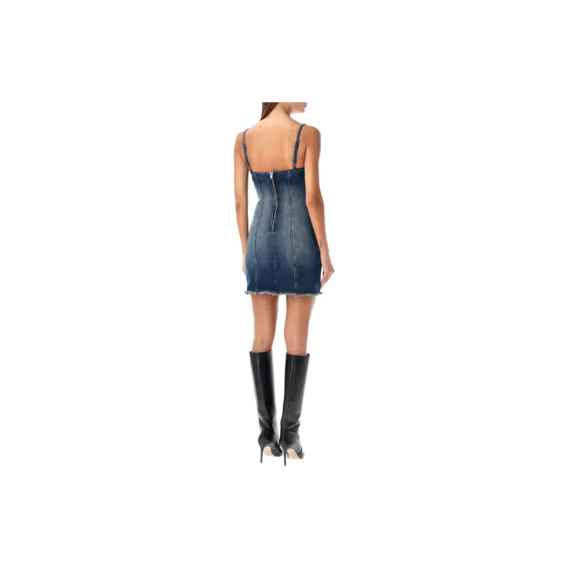 Misbhv Lare Laced Denim Corset Dress-1