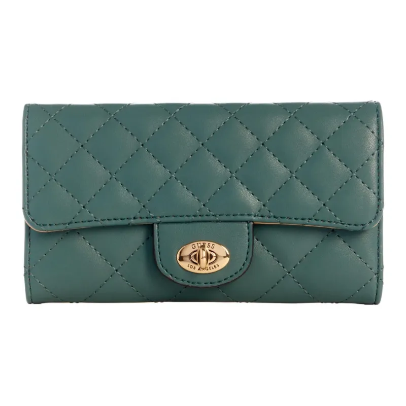 GUESS Artificial Leather Wallet Regular Women's Green-0