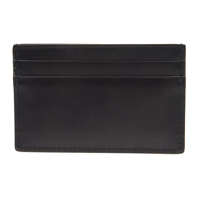 GUCCI Calfskin Card Holder Regular Men's Black-2
