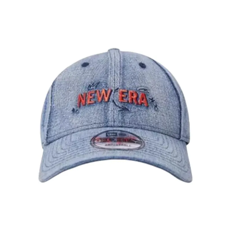New Era   Baseball Caps Unisex Denim Blue-1